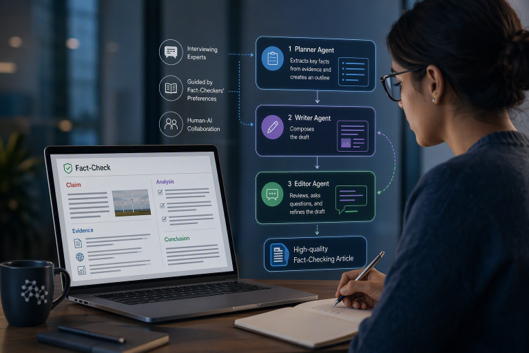 New agentic framework tests whether AI can write fact-checking articles